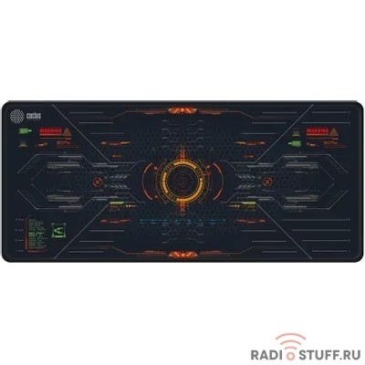 Коврик для мыши Cactus CS-MP-PRO09XXL Skytrek blue XXL черный/рисунок 900x400x3мм