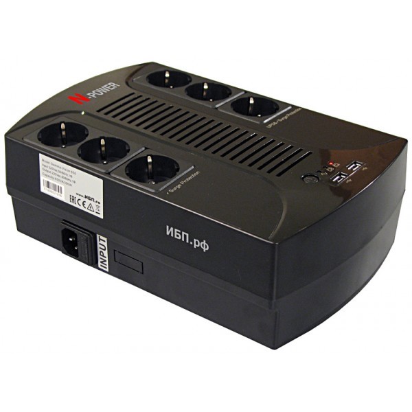 Интерактивный ИБП N-Power Gamma-Vision 650PLUS ─ однофазный ИБП 650 ВА