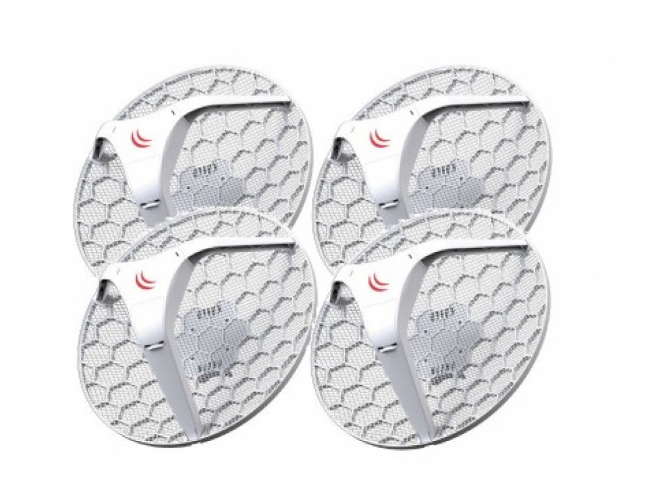Комплект точек доступа Mikrotik LHG XL HP5 (4-pack) (арт. RBLHG-5HPnD-XL4pack)