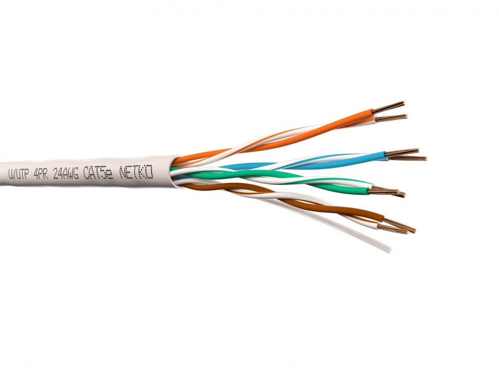 Кабель U/UTP4 cat.5e, 4 пары 24 AWG BC, 305м, многожильный, FLUKE TEST, NETKO Expert