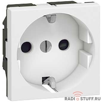 Legrand 077213 РОЗЕТКА 2К+3 ПРАВАЯ - ПРОГРАММА MOSAIC - НЕМЕЦКИЙ СТАНДАРТ - 2 МОДУЛЯ - БЕЛАЯ (для провода сечение 4 кв.мм)